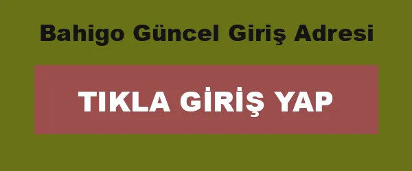 Bahigo Güncel Giriş Adresi infografik